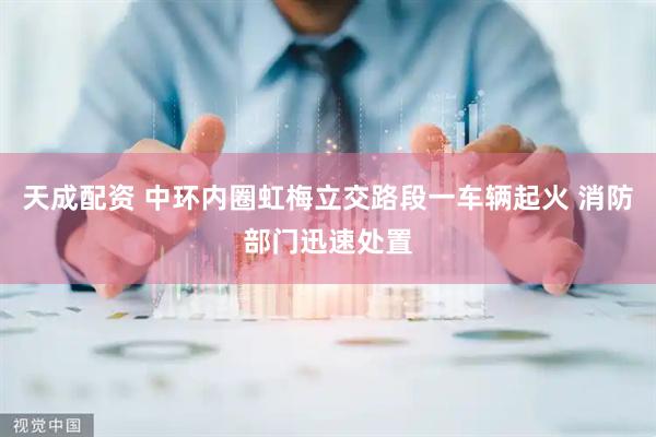 天成配资 中环内圈虹梅立交路段一车辆起火 消防部门迅速处置